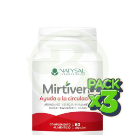 Pack 3x Mirtiven 60 Cápsulas Natysal