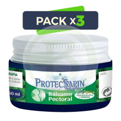 Pack 3x Protecsapín Bálsamo Pectoral 50Ml Natysal