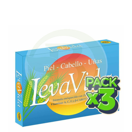 Pack 3x Levavida 60 Comprimidos Robis