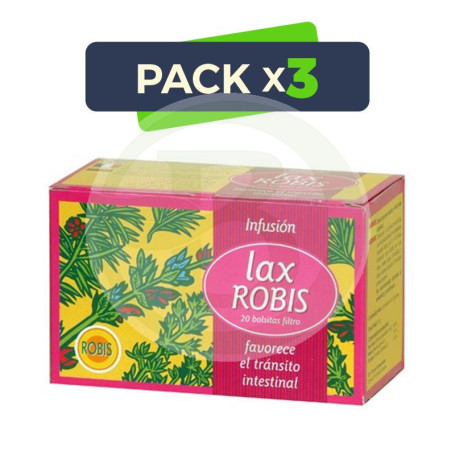 Pack 3x Lax Robis Infusiones Robis