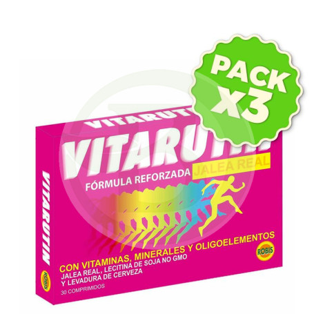 Pack 3x Vitarutin 30 Comprimidos Robis