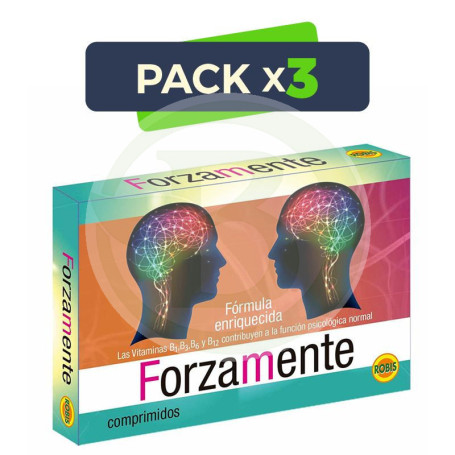 Pack 3x Forzamente 60 Comprimidos Robis