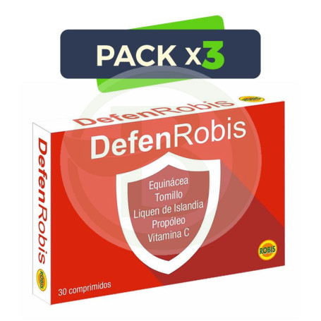 Pack 3x Defen Robis 30 Comprimidos Robis