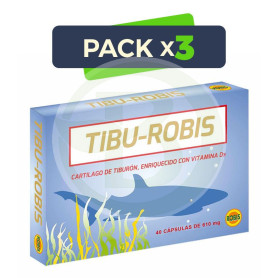 Pack 3x Tibu Robis 40 Cápsulas Robis