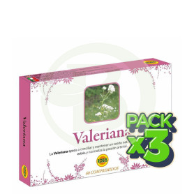 Pack 3x Valeriana 60 Comprimidos Robis