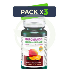 Pack 3x Adipomango 60 Cápsulas Robis