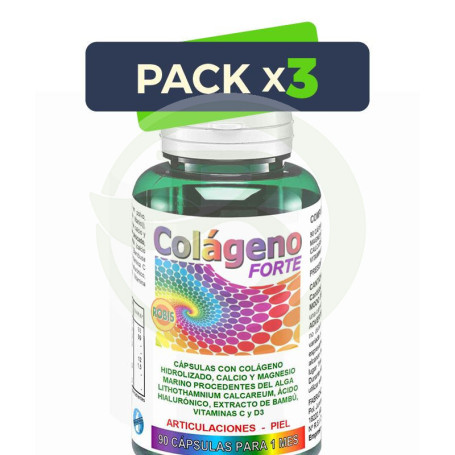 Pack 3x Colágeno Forte 90 Cápsulas Robis