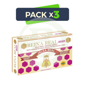 Pack 3x Reina Real Mujer 20 Ampollas Robis