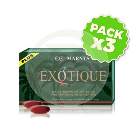 Pack 3x Exotique 60 Cápsulas Marnys