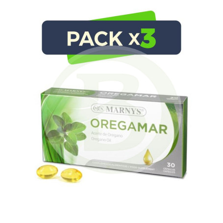 Pack 3x Oregamar 30 Cápsulas Marnys