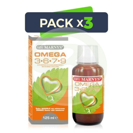 Pack 3x Omega 3, 6, 7, 9 Marnys