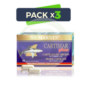 Pack 3x Cartimar Plus 60 Cápsulas Marnys