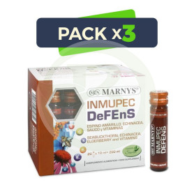 Pack 3x Inmupec Defens 20 Viales Marnys