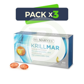 Pack 3x Krillmar 60 Perlas Marnys