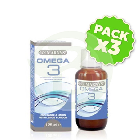 Pack 3x Omega 3 Fish Oil Marnys