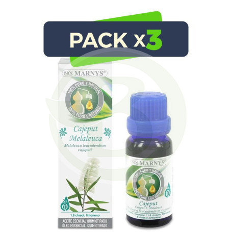 Pack 3x Aceite Esencial de Cajeput Marnys