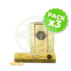 Pack 3x Jalea Real y Lecitina 30 Cápsulas Marnys