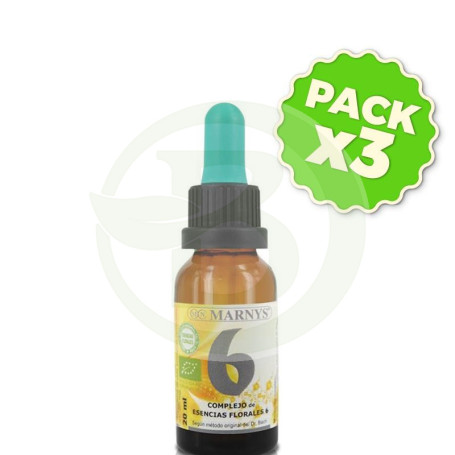 Pack 3x Fórmula 6 Voluntad 20Ml. Marnys