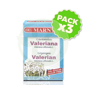 Pack 3x Caramelos Valeriana S/A 36,5Gr. Marnys