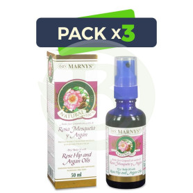 Pack 3x Aceite Corporal de Hipérico 50Ml. Spray Marnys