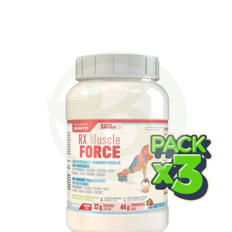 Pack 3x Rx Muscle Force 1.800Gr. Marnys Sport