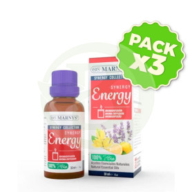Pack 3x Synergy Energy 30Ml. Marnys