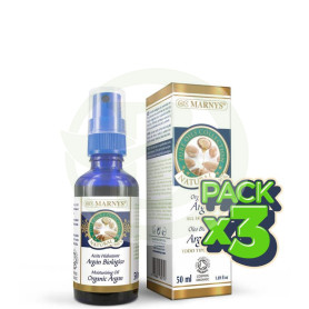 Pack 3x Aceite de Argán Bio 50Ml Marnys