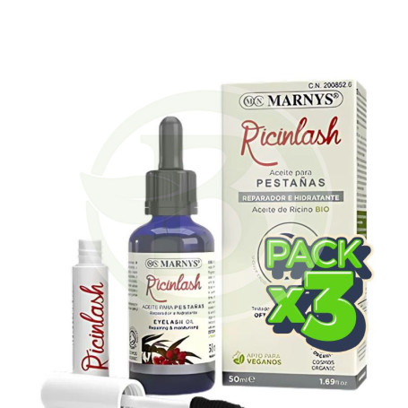 Pack 3x Ricinlash 50 Ml Marnys