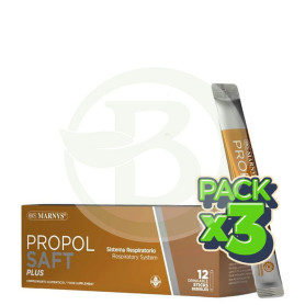 Pack 3x Propolsaft Plus 12 Sticks Bebibles Marnys