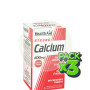 Pack 3x Calcio 600Mg. (Comprimidos Masticables) Health Aid