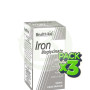 Pack 3x Hierro (Bisglicinato) 30Mg. 90 Comprimidos Health Aid