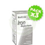 Pack 3x Hierro (Bisglicinato) 30Mg. 30 Comprimidos Health Aid