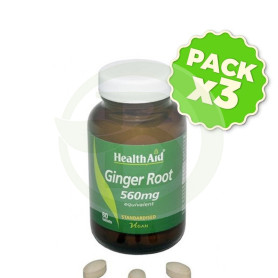 Pack 3x Jengibre (Zingiber Officinalis) Health Aid