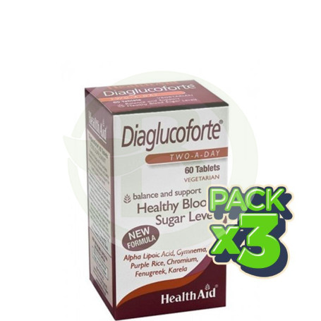 Pack 3x Diaglucoforte Health Aid