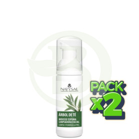 Pack 2x Limpiador Facial Árbol del Té 150Ml. Natysal