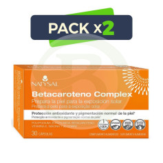 Pack 2x Betacaroteno Complex 30 Capsulas Natysal
