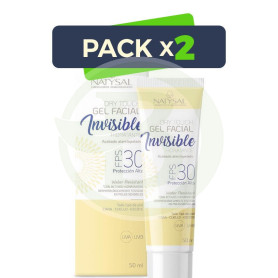 Pack 2x Gel Facial Invisible Fps 30 50Ml Natysal