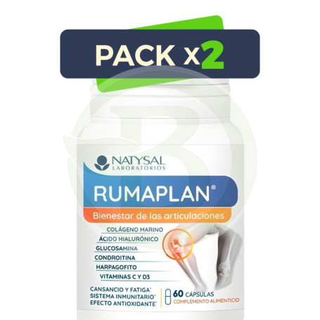 Pack 2x Rumaplan 60 Cápsulas Natysal
