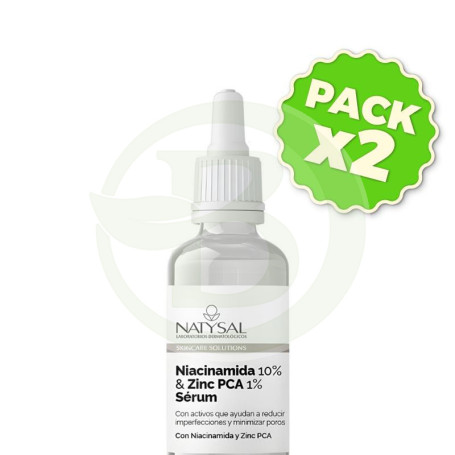 Pack 2x Sérum Niacinamida y Zinc Pca 20Ml Natysal