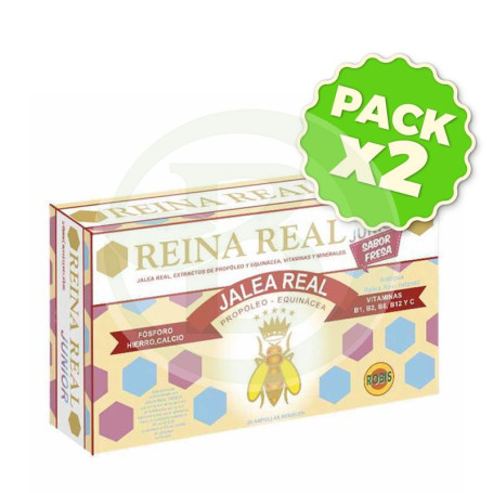 Pack 2x Reina Real Junior 20 Ampollas Robis