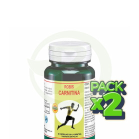 Pack 2x Robis Carnitina 60 Cápsulas Robis