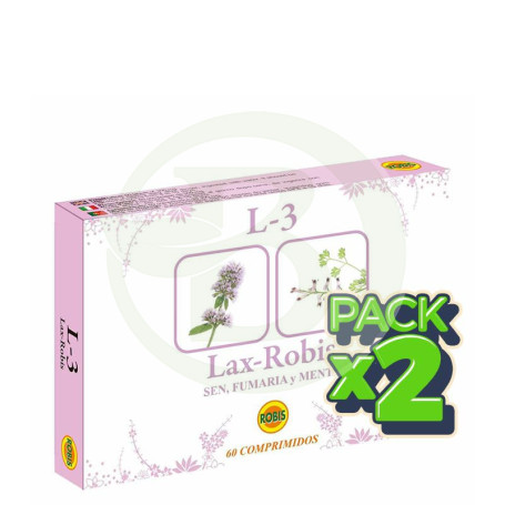Pack 2x Lax Robis L-3 60 Comprimidos Robis
