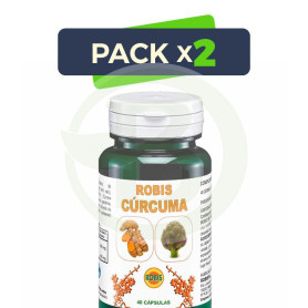 Pack 2x Cúrcuma 40 Comprimidos Robis
