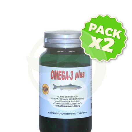 Pack 2x Omega 3 Plus 60 Cápsulas Robis