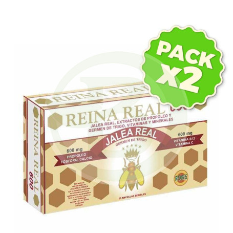 Pack 2x Reina Real 600 20 Ampollas Robis