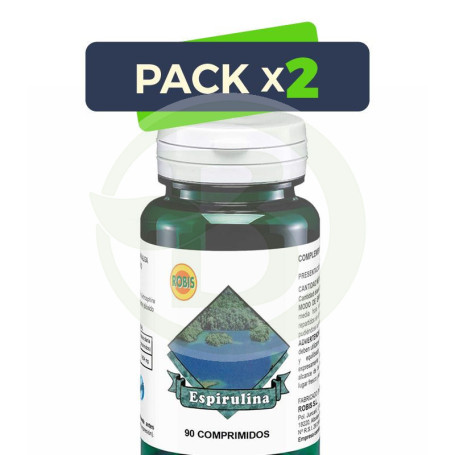 Pack 2x Espirulina 90 Comprimidos Robis