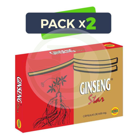 Pack 2x Ginseng Star 60 Cápsulas Robis