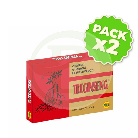 Pack 2x Treginseng 40 Cápsulas Robis