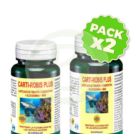 Pack 2x Cartirobis Plus 120 Cápsulas Robis
