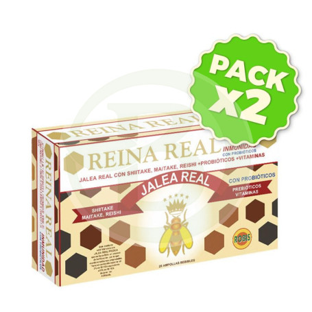 Pack 2x Reina Real Inmunidad 20 Viales Robis